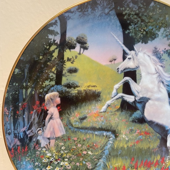 Vintage 1983 "Morning Encounter" Collector Plate By Jeffrey Terreson - Picture 2 of 3